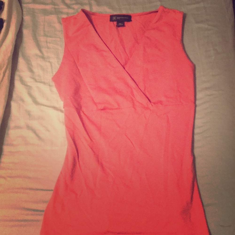 INC sleeveless nylon top